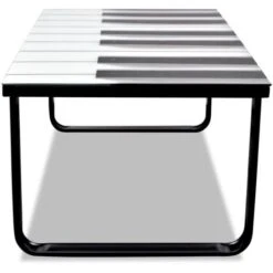 Coffee Table With Piano Printing Glass Top VidaXL -Living Room Furniture Store 1019202 4