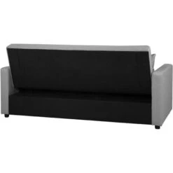 Modern Fabric Sofa Bed Polyester Extra Pillows Convertible Light Grey Glomma 11 Modern Fabric Sofa Bed Polyester Extra Pillows Convertible Light Grey Glomma -Living Room Furniture Store 11295149 5