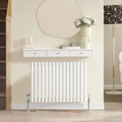 SoBuy Wall Mounted Shelf With 3 Drawers, Storage Unit, White Finish, FRG43-L-W -Living Room Furniture Store 11320569 5