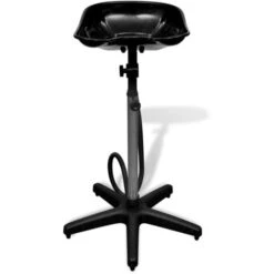 Black Salon Wash Basin VidaXL -Living Room Furniture Store 1163445 3