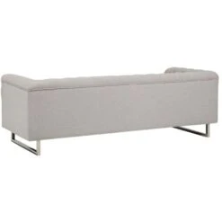 Sofa Set 3+2 Seater Upholstered Button Tufting Chesterfield Style Beige Vissland 11 Sofa Set 3+2 Seater Upholstered Button Tufting Chesterfield Style Beige Vissland -Living Room Furniture Store 11718197 5