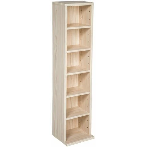 CD Storage - 6 Shelves For 102 CDs - Dvd Storage, Cd Rack, Book Shelf - Beech 3 CD Storage - 6 Shelves For 102 CDs - Dvd Storage, Cd Rack, Book Shelf - Beech