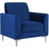 Modern Retro Upholstered Club Chair Armchair Velvet Fabric Navy Blue Fenes 1 Modern Retro Upholstered Club Chair Armchair Velvet Fabric Navy Blue Fenes -Living Room Furniture Store 12444105 1