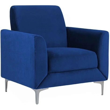 Modern Retro Upholstered Club Chair Armchair Velvet Fabric Navy Blue Fenes 3 Modern Retro Upholstered Club Chair Armchair Velvet Fabric Navy Blue Fenes