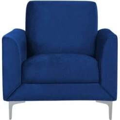 Modern Retro Upholstered Club Chair Armchair Velvet Fabric Navy Blue Fenes 10 Modern Retro Upholstered Club Chair Armchair Velvet Fabric Navy Blue Fenes -Living Room Furniture Store 12444105 4