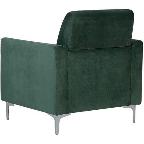 Modern Retro Upholstered Club Chair Armchair Velvet Fabric Green Fenes 7 Modern Retro Upholstered Club Chair Armchair Velvet Fabric Green Fenes - Image 5