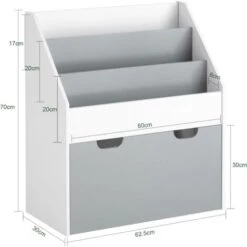 SoBuy Children Kids Bookcase Book Shelf Storage Display Rack Organizer Holder,KMB17-HG 10 SoBuy Children Kids Bookcase Book Shelf Storage Display Rack Organizer Holder,KMB17-HG -Living Room Furniture Store 14836452 4