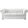 Chesterfield Handmade Leather Shelly White 3 Seater Sofa Settee 1 Chesterfield Handmade Leather Shelly White 3 Seater Sofa Settee -Living Room Furniture Store 15613014 1