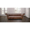 Chesterfield Lawrence 3 Seater Sofa Settee Antique Tan Leather -Living Room Furniture Store 15614949 1
