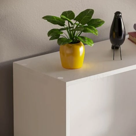 Cambridge 5 Tier Extra Large Bookcase Shelving Storage Unit, White 6 Cambridge 5 Tier Extra Large Bookcase Shelving Storage Unit, White - Image 4