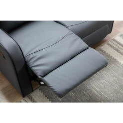 Boston Grey Leather 2 Seater Recliner Sofa -Living Room Furniture Store 17791463 4