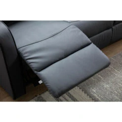 Boston Grey Leather 3 Seater Recliner Sofa -Living Room Furniture Store 17791468 4