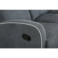 Boston Slate Grey Plush Fabric 3+2 Seater Recliner Sofa Set 11 Boston Slate Grey Plush Fabric 3+2 Seater Recliner Sofa Set -Living Room Furniture Store 17849472 5