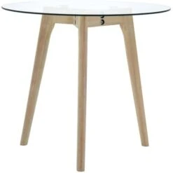 Side Table Set 2 Pcs Tempered Glass VidaXL -Living Room Furniture Store 18204238 4