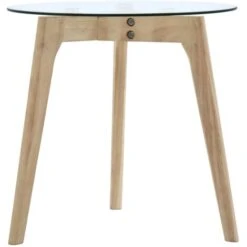 Side Table Set 2 Pcs Tempered Glass VidaXL -Living Room Furniture Store 18204238 5