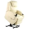 CINEMO RISEREC CREAMLEATHER RECLINER