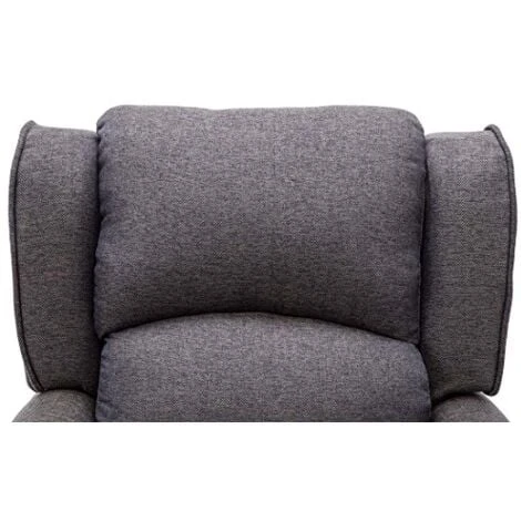 EATON HERRINGBONE RECLINER CHAIR - BLUE 5 EATON HERRINGBONE RECLINER CHAIR - BLUE - Image 3