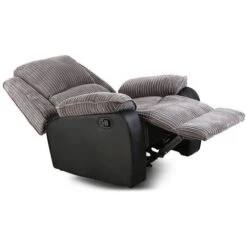 POSTANA GREY FABRIC RECLINER ARMCHAIR 9 POSTANA GREY FABRIC RECLINER ARMCHAIR -Living Room Furniture Store 18220976 3