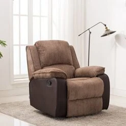 POSTANA BROWN AUTOMATIC FABRIC RECLINER ARMCHAIR -Living Room Furniture Store 18220977 5