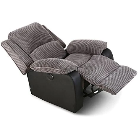 POSTANA GREY AUTOMATIC FABRIC RECLINER ARMCHAIR 7 POSTANA GREY AUTOMATIC FABRIC RECLINER ARMCHAIR - Image 5