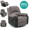 POSTANA GREY RISE RECLINER FABRIC ARMCHAIR 1 POSTANA GREY RISE RECLINER FABRIC ARMCHAIR -Living Room Furniture Store 18220980 1