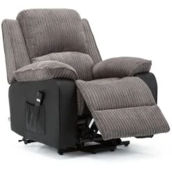 POSTANA GREY RISE RECLINER FABRIC ARMCHAIR 11 POSTANA GREY RISE RECLINER FABRIC ARMCHAIR -Living Room Furniture Store 18220980 5