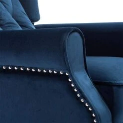 ALTHORPE VELVET RECLINER CHAIR - MIDNIGHT BLUE 11 ALTHORPE VELVET RECLINER CHAIR - MIDNIGHT BLUE -Living Room Furniture Store 18221004 5