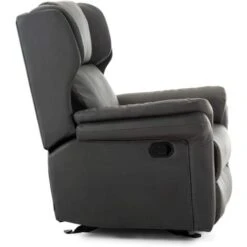 OAKFORD SLATE LEATHER ROCKING RECLINER CHAIR 9 OAKFORD SLATE LEATHER ROCKING RECLINER CHAIR -Living Room Furniture Store 18221022 3