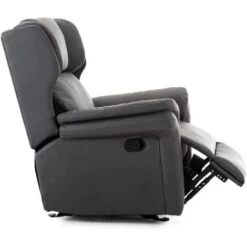 OAKFORD SLATE LEATHER ROCKING RECLINER CHAIR 10 OAKFORD SLATE LEATHER ROCKING RECLINER CHAIR -Living Room Furniture Store 18221022 4