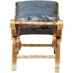 Louis XVI French Style Solid Beech Wood Footstool 10 Louis XVI French Style Solid Beech Wood Footstool -Living Room Furniture Store 19312601 4