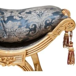 Louis XVI French Style Solid Beech Wood Footstool 11 Louis XVI French Style Solid Beech Wood Footstool -Living Room Furniture Store 19312601 5