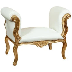 Louis XIV French Style Solid Beech Wood Made Bench