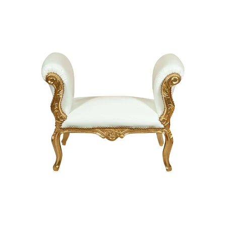 Louis XIV French Style Solid Beech Wood Made Bench 5 Louis XIV French Style Solid Beech Wood Made Bench - Image 3