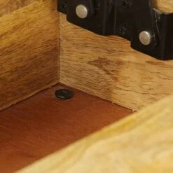 Hommoo Coffee Table Solid Mango Wood 110x55x35 Cm 8 Hommoo Coffee Table Solid Mango Wood 110x55x35 Cm -Living Room Furniture Store 20447537 2