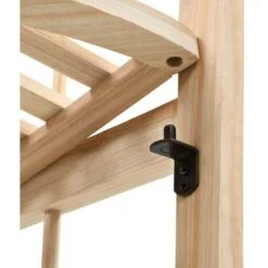 Hommoo Corner Shelf Cedar Wood 27x27x110 Cm -Living Room Furniture Store 20462096 5