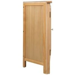 Hommoo Corner Cabinet 59x36x80 Cm Solid Oak Wood VD12955 9 Hommoo Corner Cabinet 59x36x80 Cm Solid Oak Wood VD12955 -Living Room Furniture Store 20462949 3