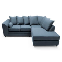 Darcy Linen Corner Sofa - Color Teal -Living Room Furniture Store 23565227 5