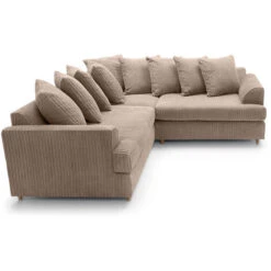 Ferguson Cord Corner Sofa - Color Brown -Living Room Furniture Store 23565230 5
