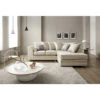 Chicago Velvet Corner Sofa - Color Cream -Living Room Furniture Store 23565255 1