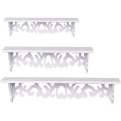 Livingandhome Set Of 3 Wall Floating Shelf Ledge -Living Room Furniture Store 23694719 4