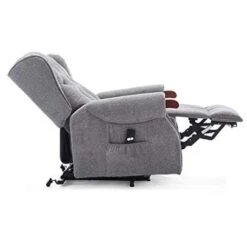 HARROGATE FABRIC RISE RECLINER PEBBLE GREY 10 HARROGATE FABRIC RISE RECLINER PEBBLE GREY -Living Room Furniture Store 24002816 4