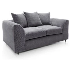 Jumbo Cord 2 Seater Sofa - Grey - Color Grey -Living Room Furniture Store 24180686 3