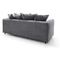 Jumbo Cord 3 Seater Sofa - Grey - Color Grey -Living Room Furniture Store 24180693 4