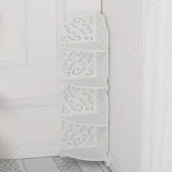 Livingandhome 4 Tier Bookshelf Storage Unit Stand 9 Livingandhome 4 Tier Bookshelf Storage Unit Stand -Living Room Furniture Store 24424435 3