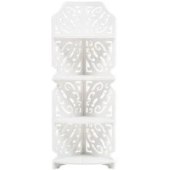 Livingandhome 4 Tier Bookshelf Storage Unit Stand 10 Livingandhome 4 Tier Bookshelf Storage Unit Stand -Living Room Furniture Store 24424435 4