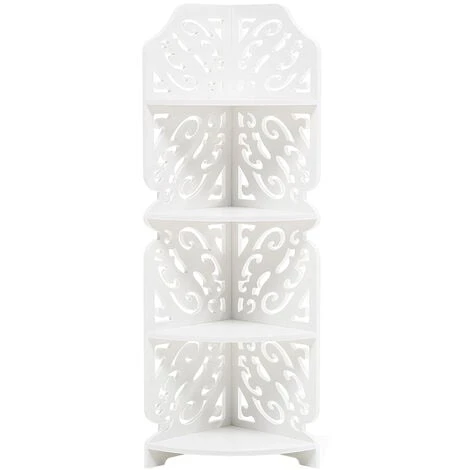 Livingandhome 4 Tier Bookshelf Storage Unit Stand 6 Livingandhome 4 Tier Bookshelf Storage Unit Stand - Image 4