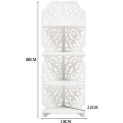 Livingandhome 4 Tier Bookshelf Storage Unit Stand 11 Livingandhome 4 Tier Bookshelf Storage Unit Stand -Living Room Furniture Store 24424435 5