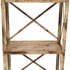 Etagere Shabby In Iron With Natural Antiqued Finish 11 Etagere Shabby In Iron With Natural Antiqued Finish -Living Room Furniture Store 25146233 5