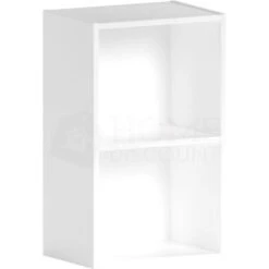 Oxford 2 Tier Cube Bookcase Shelving Storage Unit, White 11 Oxford 2 Tier Cube Bookcase Shelving Storage Unit, White -Living Room Furniture Store 25534405 5