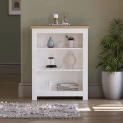 Arlington 3 Tier Bookcase Shelving Storage Unit, White 10 Arlington 3 Tier Bookcase Shelving Storage Unit, White -Living Room Furniture Store 25534678 4